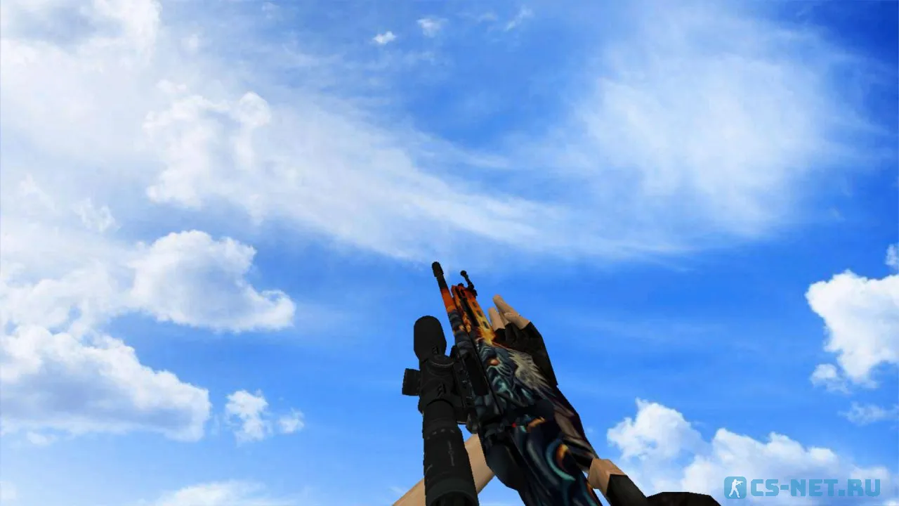 Модель «SSG-08 Пламя дракона» для CS 1.6 (скрин 2)