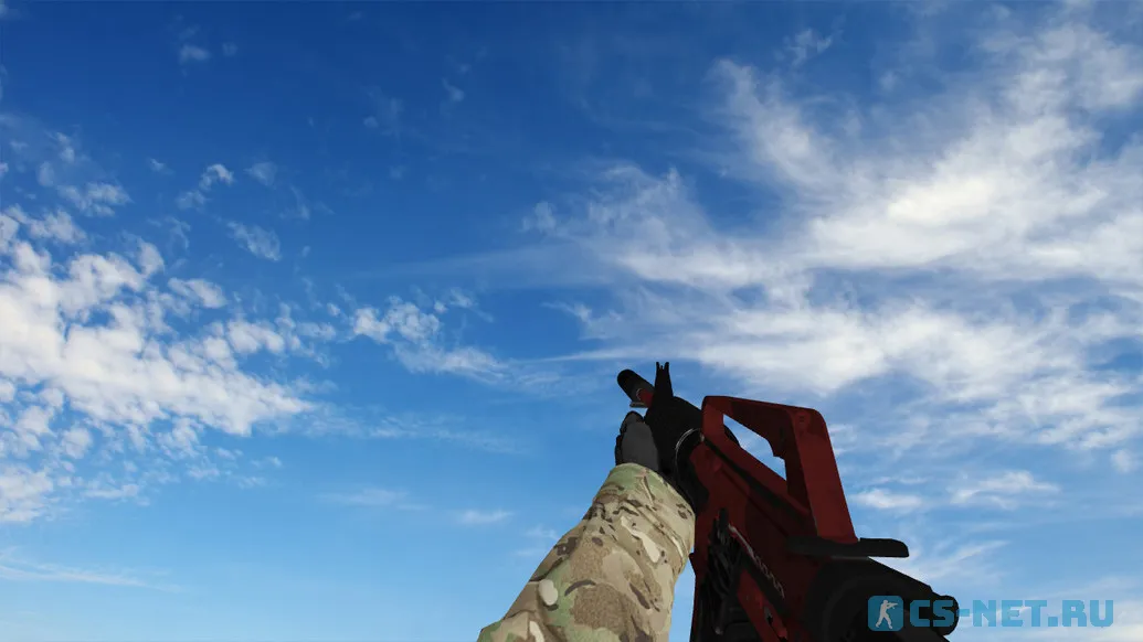 Пак моделей оружия «Specialist Gloves Crimson Kimono Pack» для CS 1.6 (M4A1)