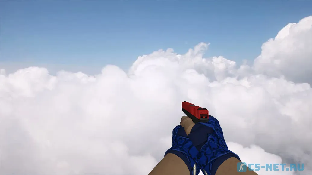 Пак моделей оружия «Hand Wraps Cobalt Skulls Pack» для CS 1.6 (Glock)