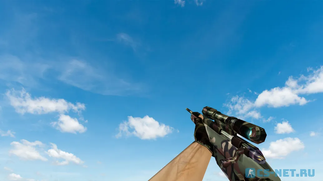 Полный пак камуфляжного оружия для CS 1.6 (Scout)