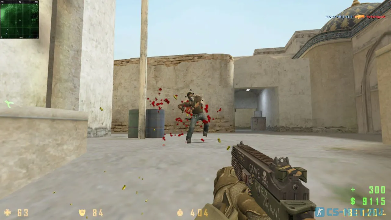 Counter-Strike 1.8 со скинами из CS:GO (МП9)