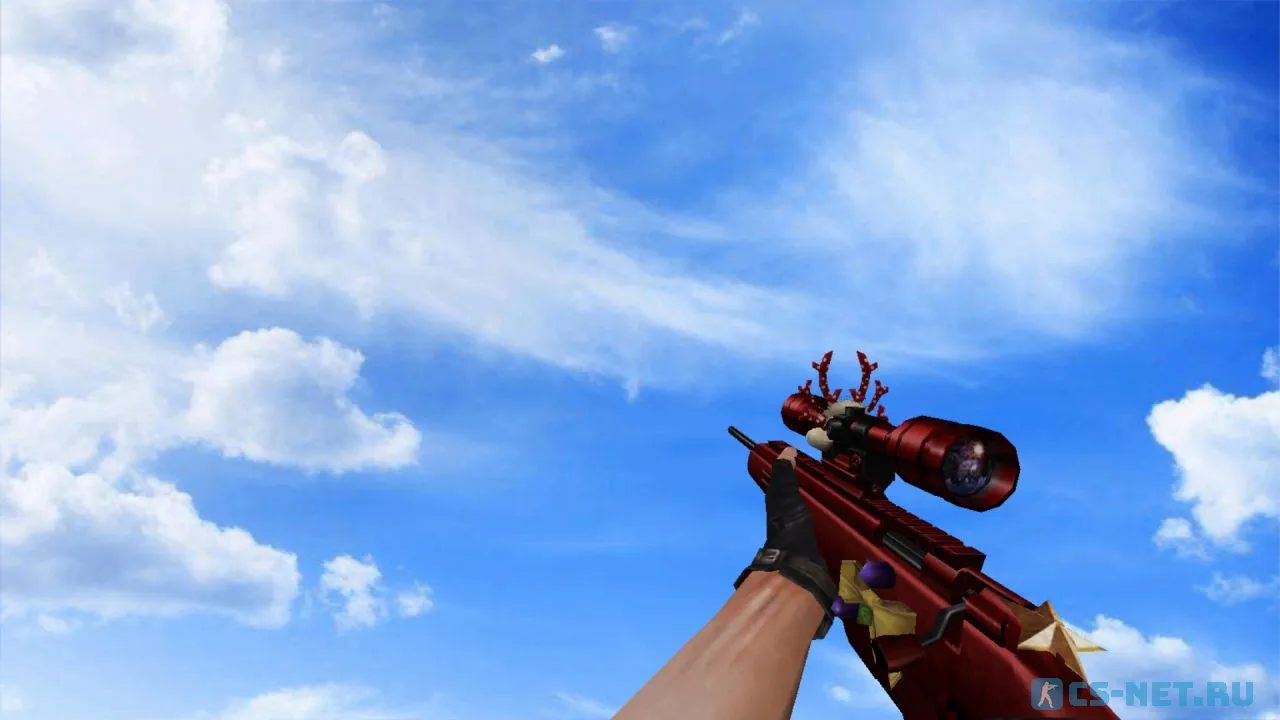 Модель «Новогодний Scout» для CS 1.6