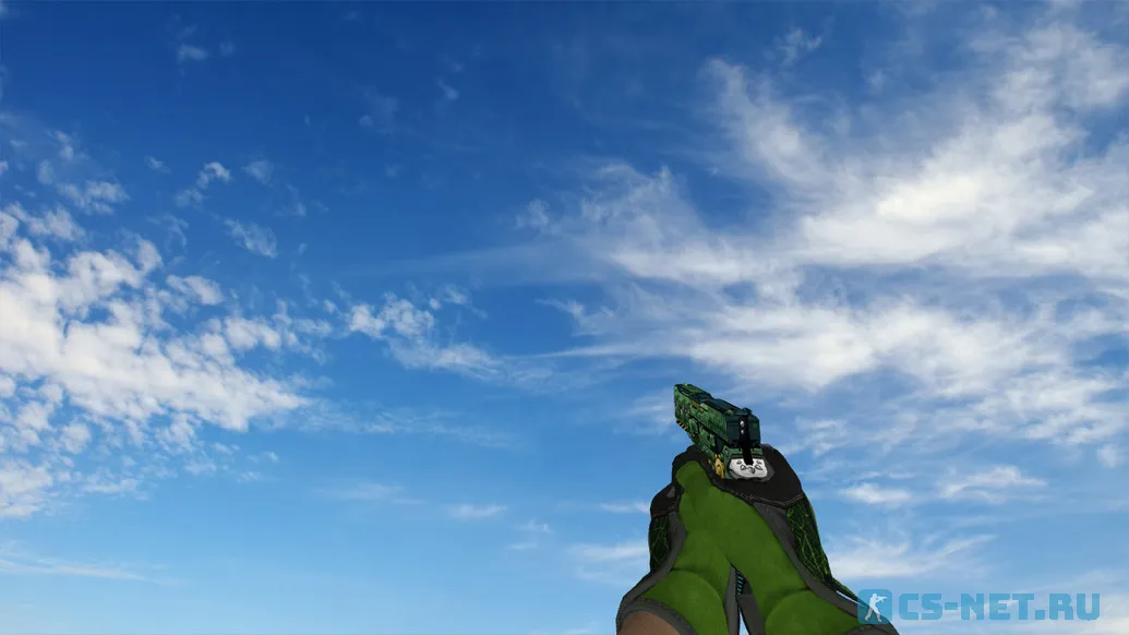 Пак моделей оружия «Specialist Gloves Emerald Web Pack» для CS 1.6 (P250)