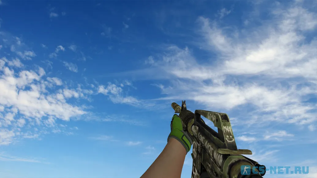 Пак моделей оружия «Specialist Gloves Emerald Web Pack» для CS 1.6 (M4A1)