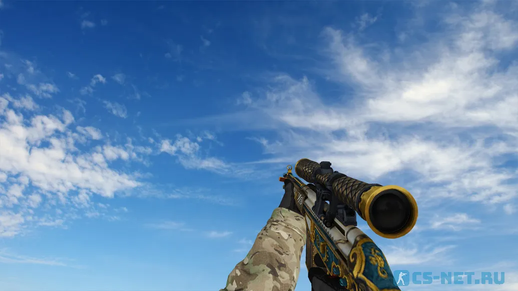 Пак моделей оружия «Specialist Gloves Crimson Kimono Pack» для CS 1.6 (G3SG1)