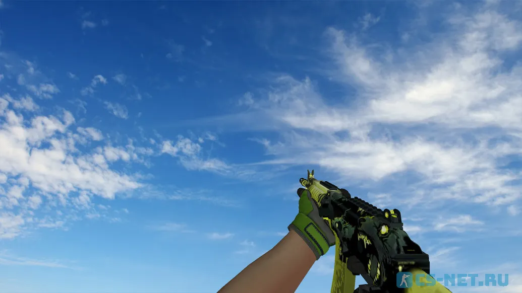 Пак моделей оружия «Specialist Gloves Emerald Web Pack» для CS 1.6 (Galil)