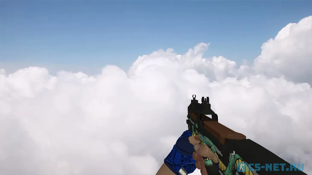 Пак моделей оружия «Hand Wraps Cobalt Skulls Pack» для CS 1.6 (P90)