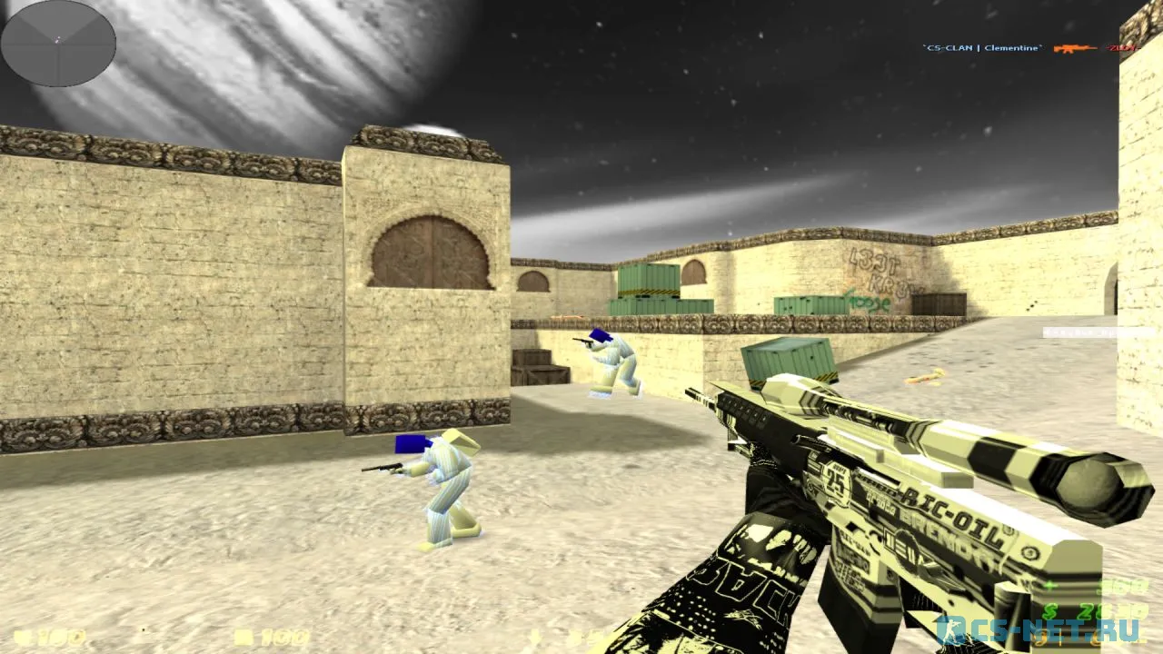 CS 1.6 Clementine v2 — топовая черно-белая ZXC сборка (скриншот 15)