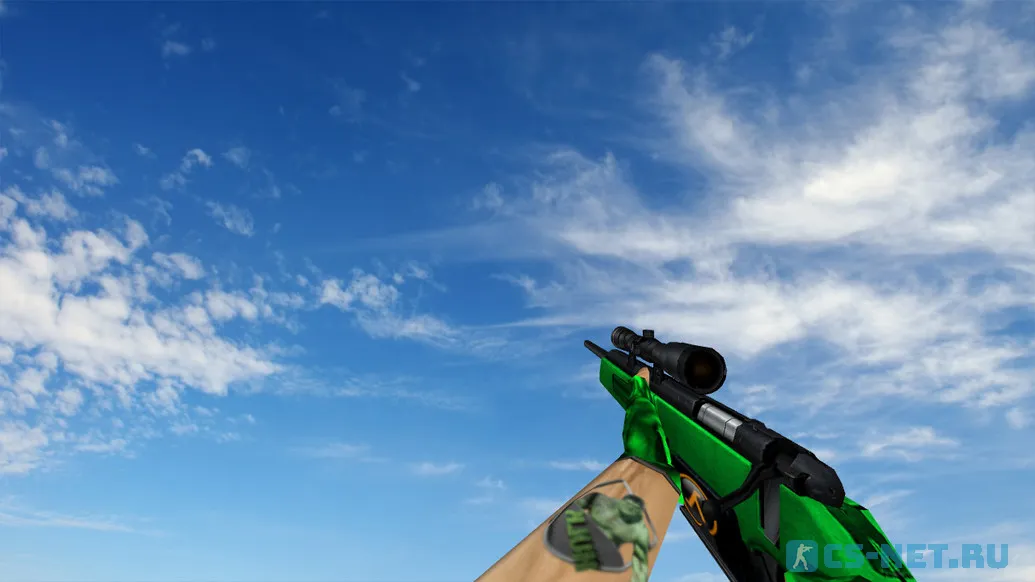 Модель «Зеленый Scout» для CS 1.6