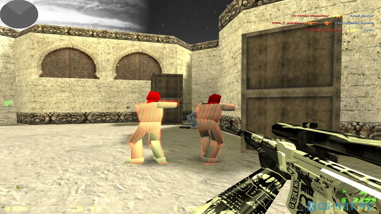 CS 1.6 Clementine v2 — топовая черно-белая ZXC сборка (скриншот 11)