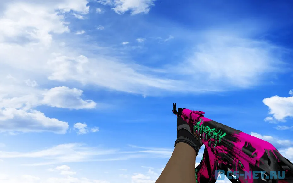 Пак моделей оружия «С мотоциклетными перчатками Затмение» для CS 1.6 (AK47)