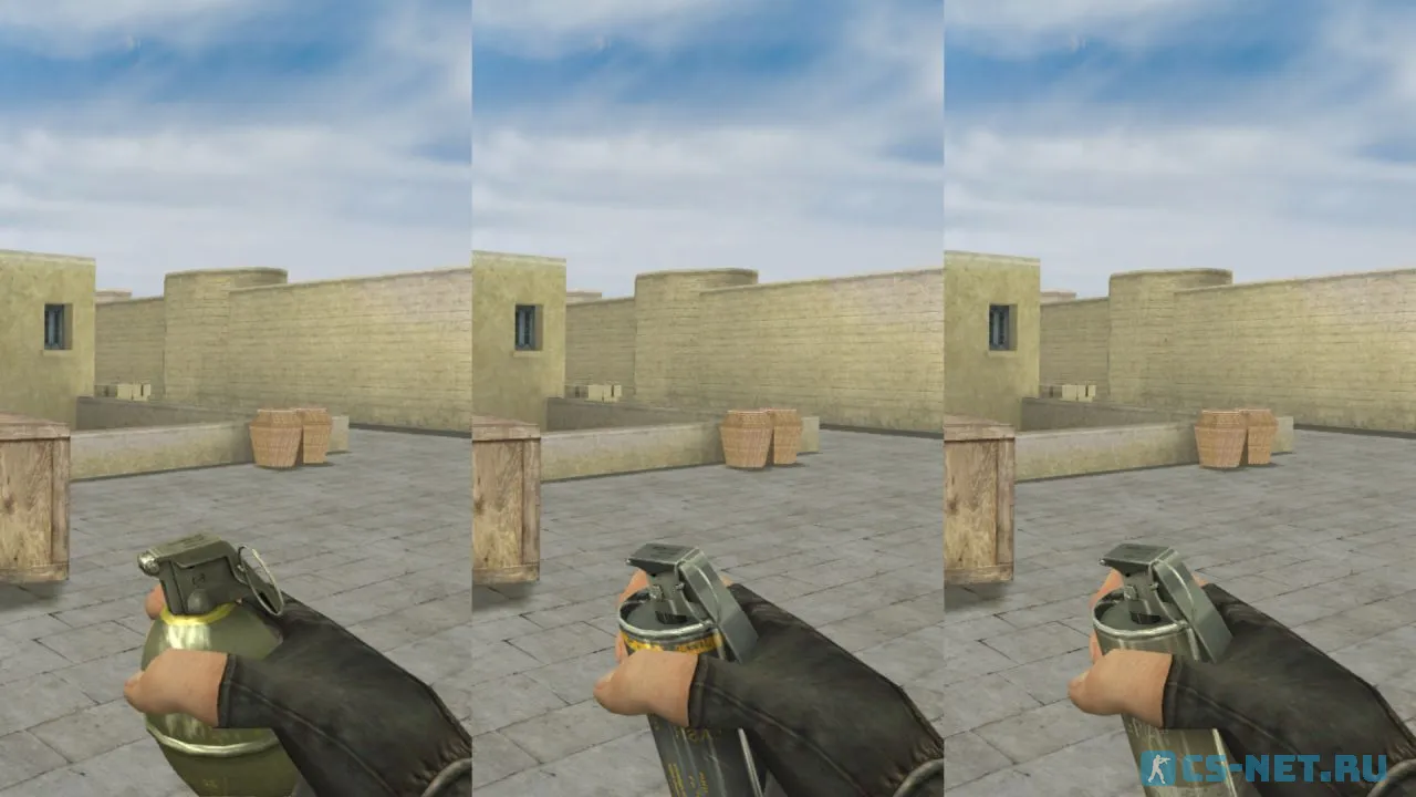 CS 1.6 в стиле CS:Source (гранаты)