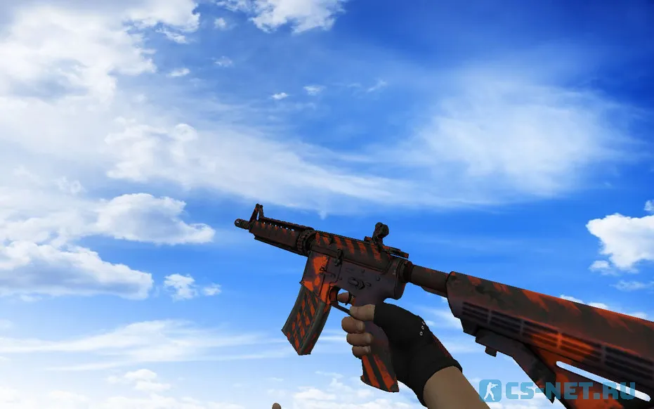 Пак моделей оружия «С перчатками Бладхаунд | Зола» для CS 1.6 (M4A4)