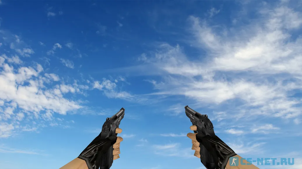 Пак моделей оружия «Сглаженные стандартные модели» для CS 1.6 (Dual-Elites)