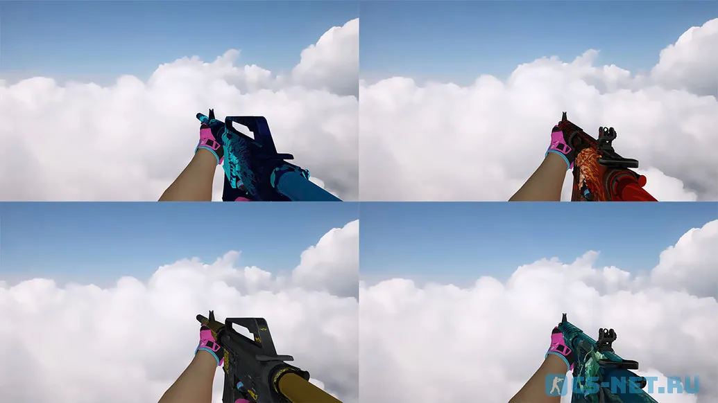 Пак моделей оружия «С перчатками Порок» для CS 1.6 (Винтовки 1)