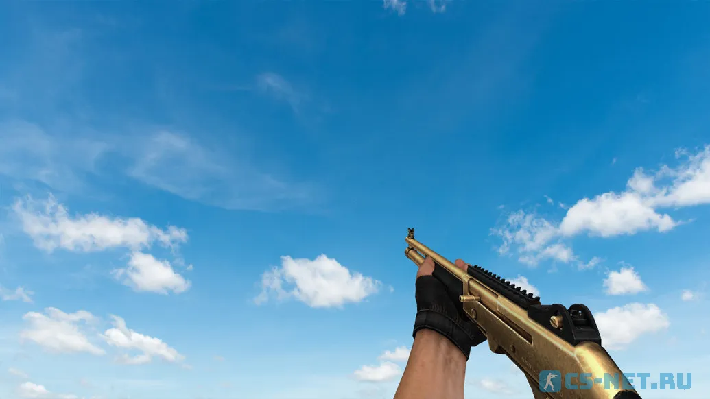 Пак моделей оружия «Golden Weapon Pack» для CS 1.6 (XM1014)