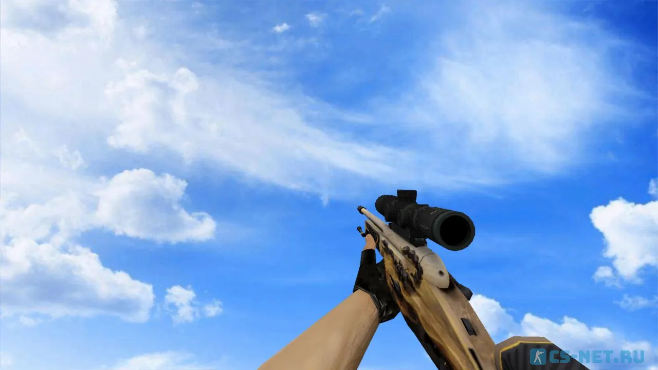 Модель «SSG 08 | Жало смерти (Death Strike)» для CS 1.6 (скрин 3)