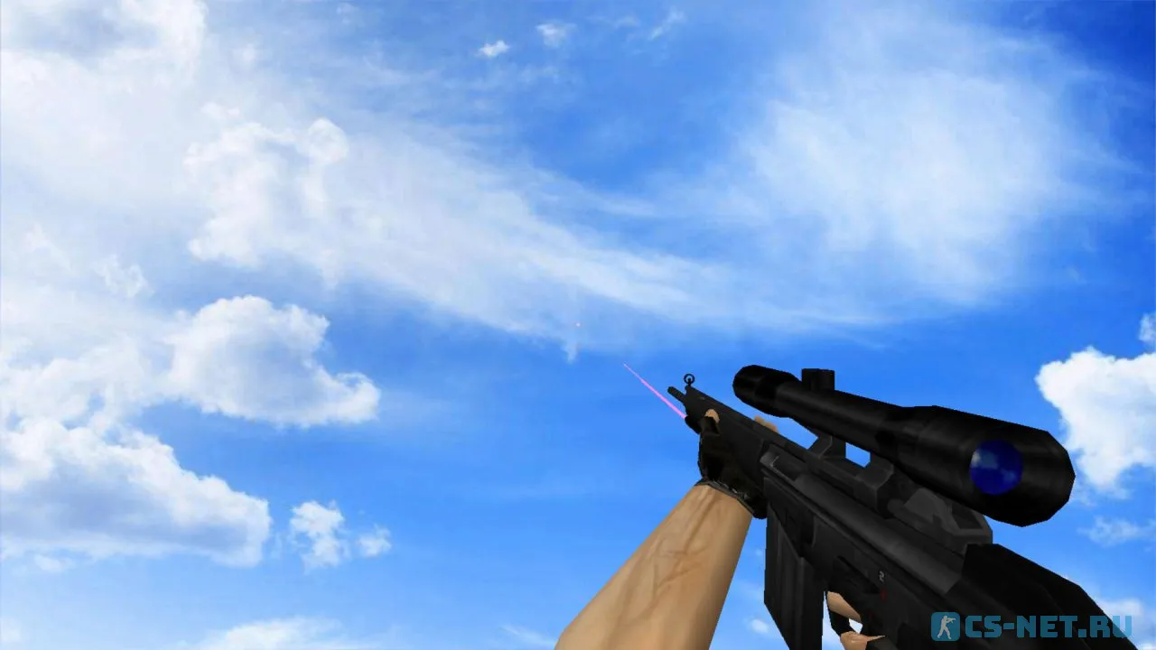 Модель «G3SG1 с лазерным прицелом» для CS 1.6