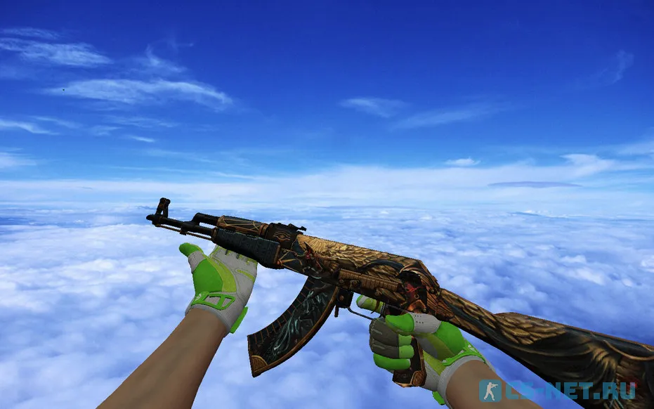 Пак моделей оружия «Pack Hedge Maze + Fracture Case» для CS 1.6 (AK47)