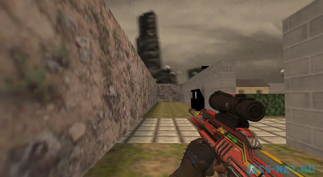 Пак моделей оружия «Hydra Gloves | Case Hardened Pack» для CS 1.6 (AUG)