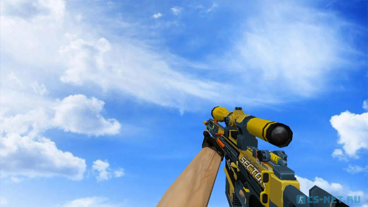 Модель «SCAR-20 | Sector» для CS 1.6 (скрин 3)