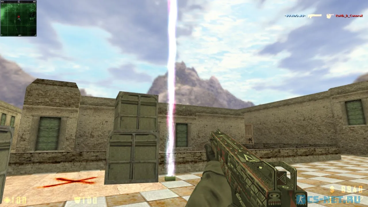 Counter-Strike 1.8 со скинами из CS:GO (дробовик)