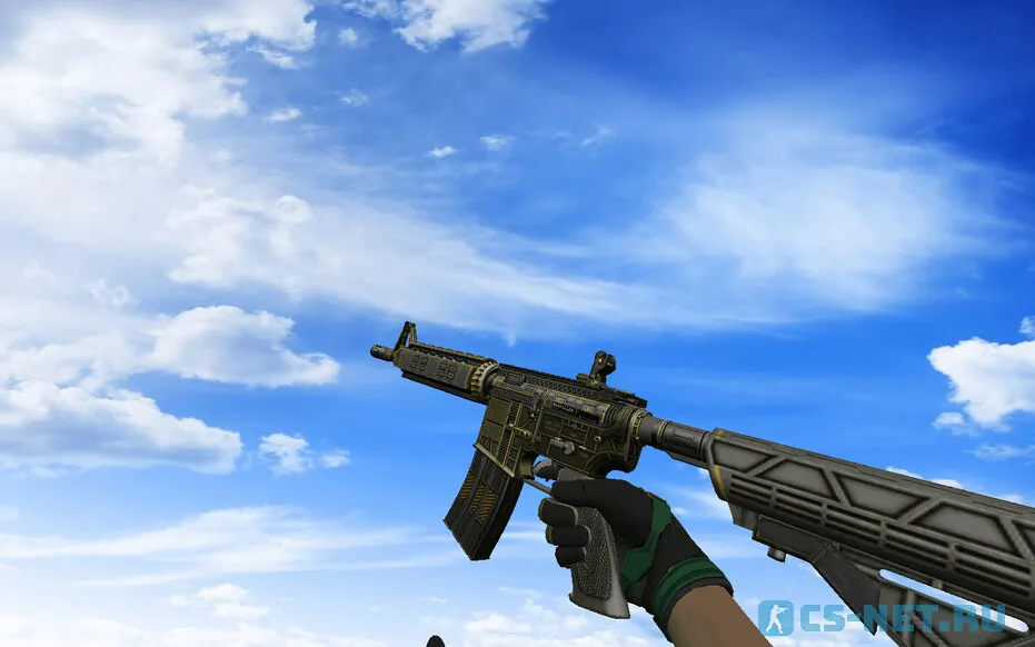 Пак с Мотоциклетными перчатками Черепаха для CS 1.6 (M4A4)