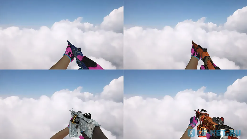 Пак моделей оружия «С перчатками Порок» для CS 1.6 (Дробовики)