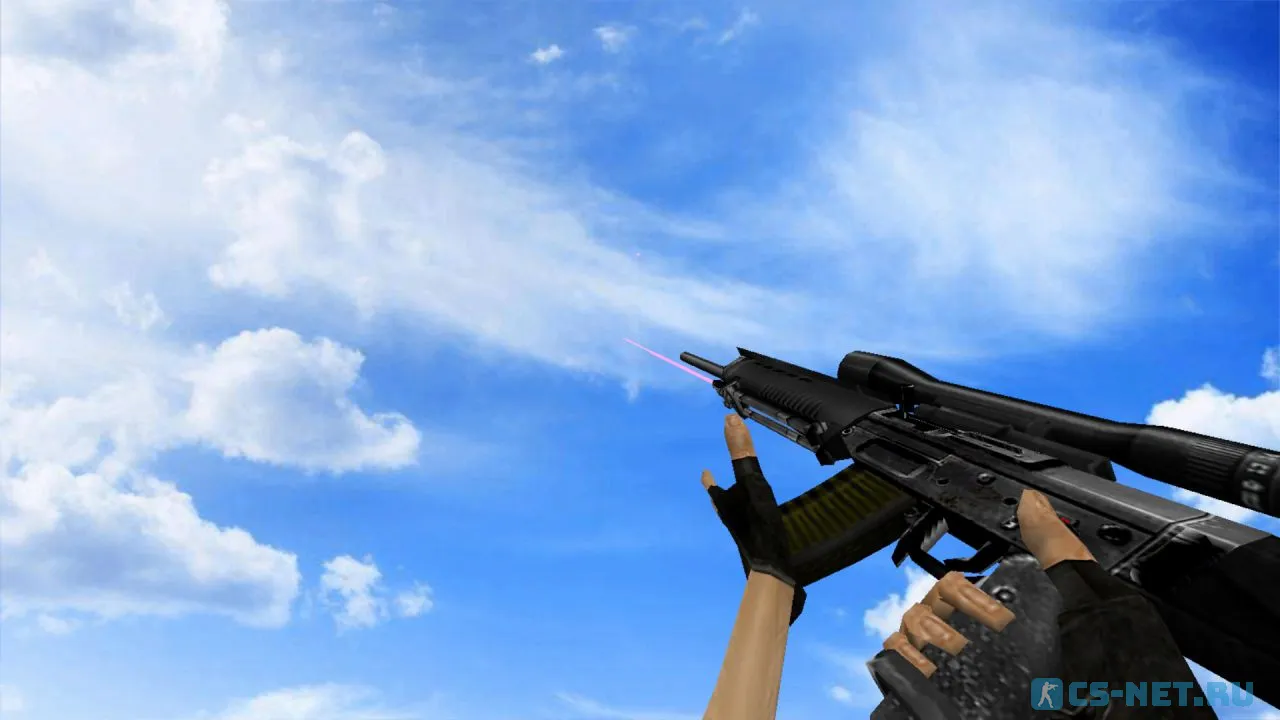 Модель «SG550 с лазерным прицелом» для CS 1.6 (скрин 2)