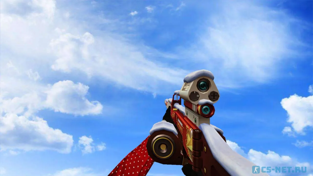 Модель «Новогодний пулемет» для CS 1.6