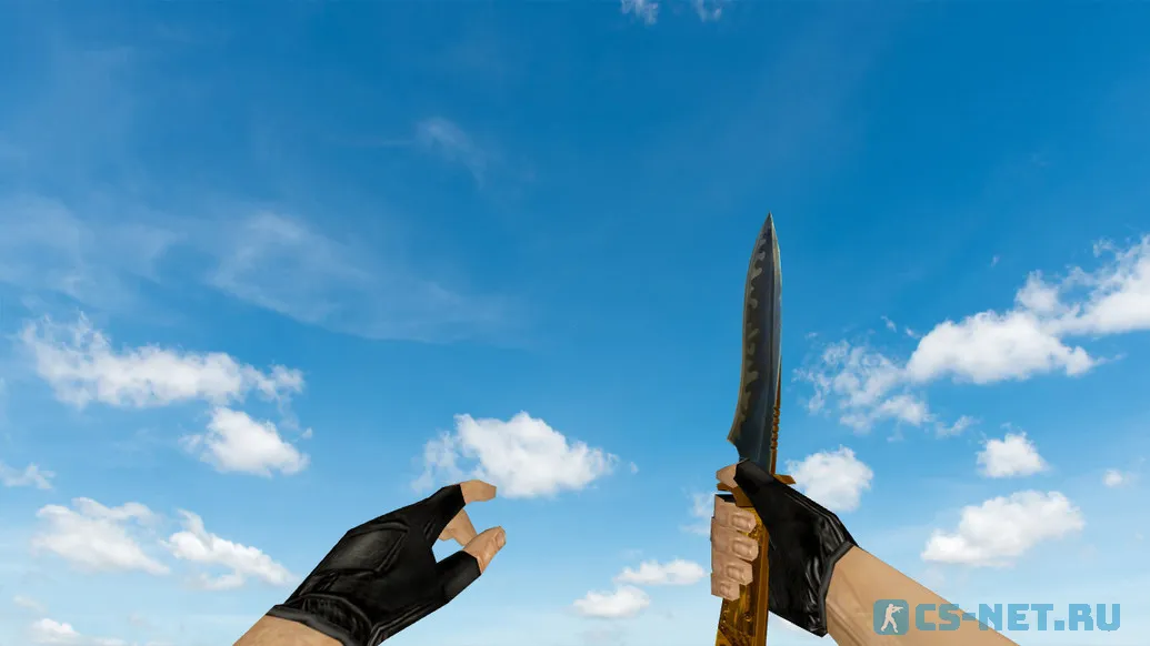 Пак моделей оружия «Gold Weapons Pack V3» для CS 1.6 (Knife)