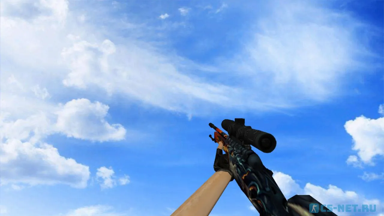 Модель «SSG-08 Пламя дракона» для CS 1.6 (скрин 3)