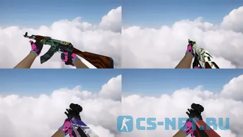 Пак моделей оружия «С перчатками Порок» для CS 1.6 (Винтовки 2)