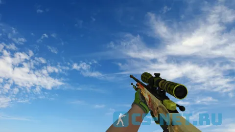 Пак моделей оружия «Specialist Gloves Emerald Web Pack» для CS 1.6 (AWP)