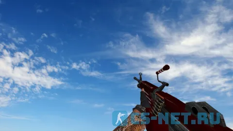 Пак моделей оружия «Red Weapons With Tattoo» для CS 1.6 (M249)