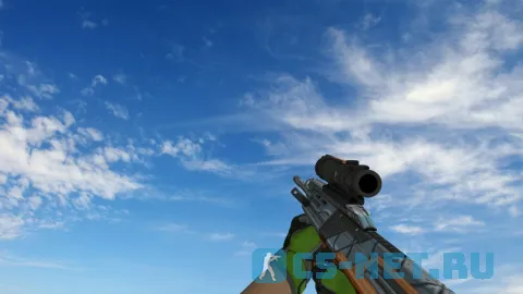 Пак моделей оружия «Specialist Gloves Emerald Web Pack» для CS 1.6 (AUG)