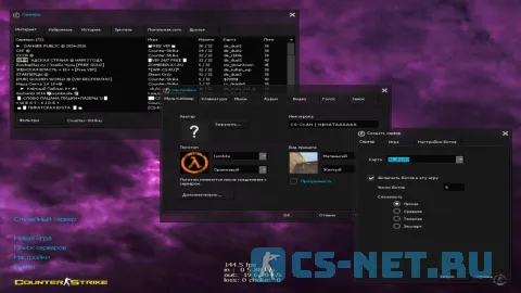 Counter-Strike 1.6 от h1nata7 (главное меню)