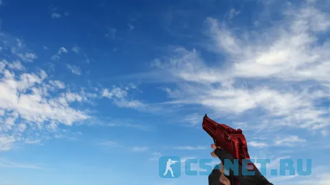 Пак моделей оружия «Red Weapons With Tattoo» для CS 1.6 (Deagle)
