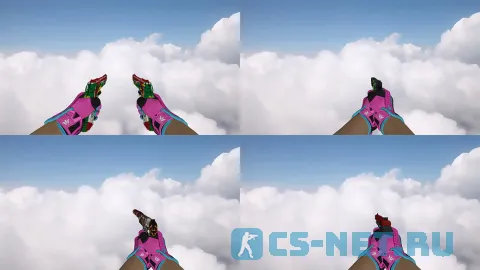 Пак моделей оружия «С перчатками Порок» для CS 1.6 (Пистолеты 2)