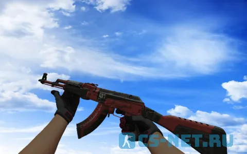 Пак моделей оружия «С перчатками Кровавое кимоно» для CS 1.6 (AK47)