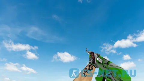 Пак моделей оружия «Green Bump Weapon Pack» для CS 1.6 (AK47)