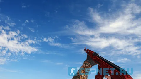 Пак моделей оружия «Red Weapons With Tattoo» для CS 1.6 (AK47)