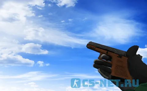 Пак с Мотоциклетными перчатками Черепаха для CS 1.6 (Glock)