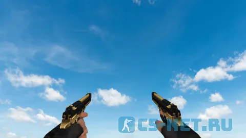 Пак моделей оружия «Golden Weapon Pack» для CS 1.6 (Dual Elites)