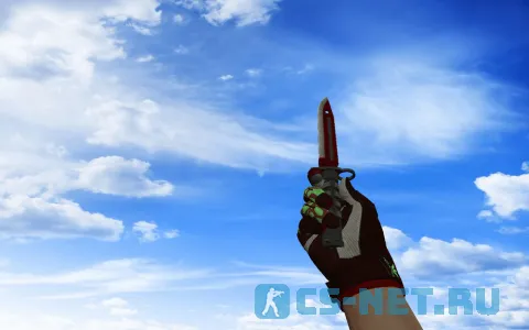 Пак моделей оружия «С перчатками Окисление бронзы» для CS 1.6 (M9 knife)