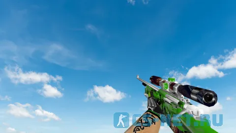 Пак моделей оружия «Green Bump Weapon Pack» для CS 1.6 (AWP)