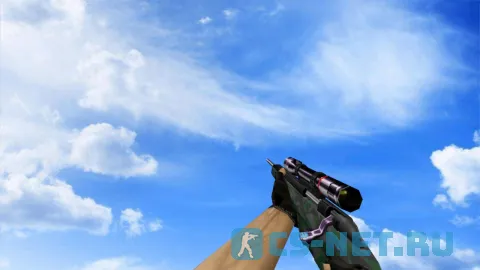 Модель «Scout Лесной камуфляж» для CS 1.6