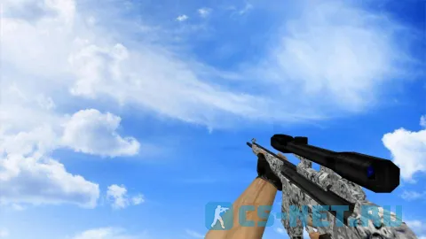 Модель «Default G3SG1 Городской камуфляж» для CS 1.6