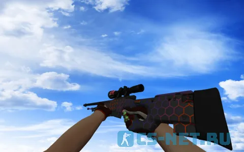 Пак моделей оружия «С перчатками Окисление бронзы» для CS 1.6 (AWP)