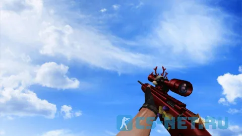 Модель «Новогодний Scout» для CS 1.6